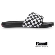 รองเท้าแตะVANS LA COSTA SLIDE ON CHECKERBOARD BLACK  (สินค้ามีประกันแท้)