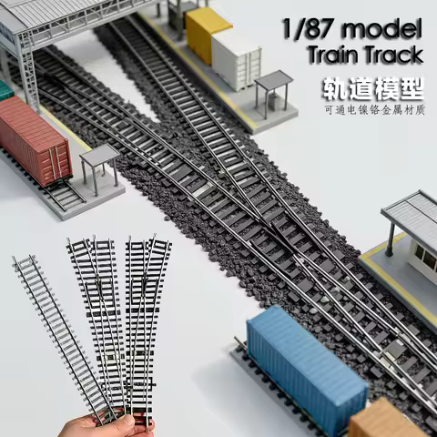 1/87 Ho Scale Train Track Model Railway Track Can Be Powered Nickel Silver Narrow Gauge Curved Track