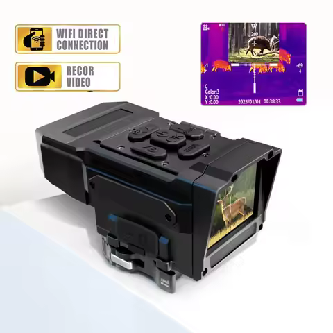 Multispectral Thermal Scope - 2K Day Vision & Thermal Fusion Monocular Hunting Scope Thermal Scope w