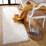 ✨Ready Stock Same Day Shipping+Free Shipping✨60 x 180cm White Plush Carpet Soft Plush Carpet Anti-sl