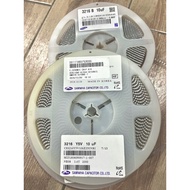 10uF Reel 2000pcs Paste Capacitor 10uF Non-polar Capacitor 10UF 1206 Capacitor SMD 1206 Capacitor 10