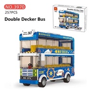 ✨Double Decker Bus Building Blocks 257 Pcs WANGE Vehicle Car Bricks Toy Puzzle Set