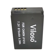 Viloso EOS LP-E12 Rechargeable Li-ion Battery for Canon EOS M EOS M100 EOS M50 EOS Rebel SL1 EOS 100