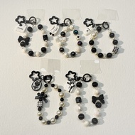 handphone sling strap handphone wrist strap Luxury, high-end pearl Chanel-style handheld chain wrist