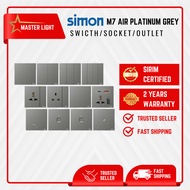 SIMON [SIRIM] M7 Series Grey Switch / Switches & Socket Outlet