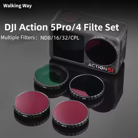 DJI Osmo Action 5pro/4 Filter Set CPL ND8/16/32 Nano Coated Filter Set Action4 Nd Lens Suitable for
