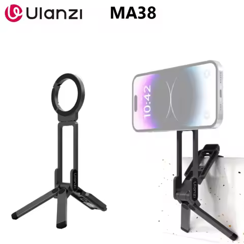 Ulanzi MA38/MA60 MagLock Mobile Tripod | Double Sided Magnet + Expandable Light, Mobile Video /vlog/