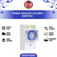 (PURPLEFISH) Timer Analog SUL181H Switch Switcher 24 Jam/H Panel Lampu Otomatis Time Switching SUL18