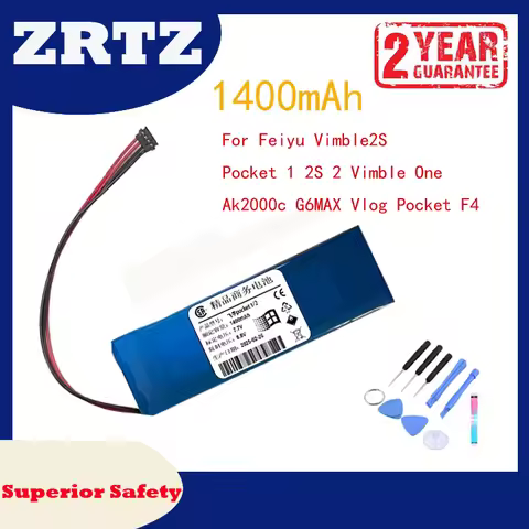 New High-Quality 2200mAh 2600mAh 3400mAh Battery For Feiyu Vimble2S Pocket 1 2S 2 Vimble One Ak2000c