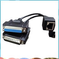 ILDA to RJ45 Signal Wire Adapter- DB25 Male/Female Connector Set ILDA to Ethernet Cable Compatibilit