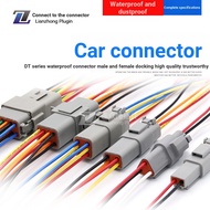 Tyk 1118 Dechi Connector DT04-2P Car Waterproof Connector DT06-4S Butt Terminal Wire Harness Plug wi