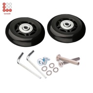 [Shiwaki3] Set of 2 Replacement Wheels for Luggage Suitcase, Universal Swivel Caster