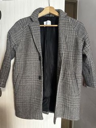 Zara 格紋外套 8-9 歲
