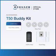 ECOVACS DEEBOT T50 PRO OMNI - ACCESSORIES KIT, MOP CLOTH & DUSTBAG