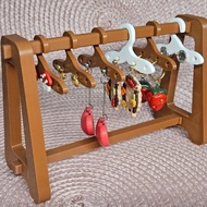 微缩衣架造型 3D打印 耳环耳钉饰品收纳架子 娃娃衣物架子miniature hanger shape 3D printing earring earyekue666.myyekue666my2026