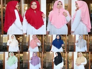 Hijab Khimar Button / Khimar Premium Buton / Double Layer Instant Hijab Home SJ0035