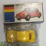 takara tomy Tomica 外國車 Volkswagen 1200LSE F20 Volkswagen 1200LSE  甲蟲車 日製