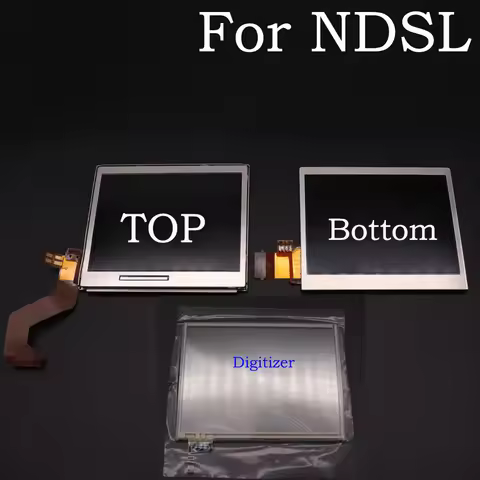 LCD Screen For NDSL Repair Part Top/Bottom LCD Display For NDSL Game Console Pantalla For Nintendo D