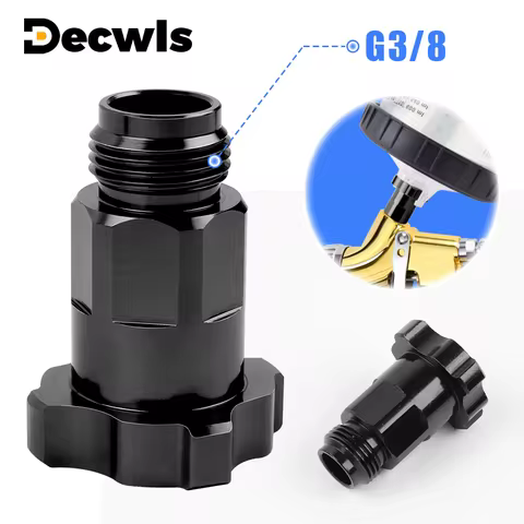 Universal G3/8 Spray Gun Cup Adapter HVLP Paint Sprayer No-clean Cup Connector Portable Spray Gun Di