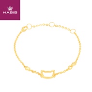 HABIB Feline Gold Bracelet, 916 Gold