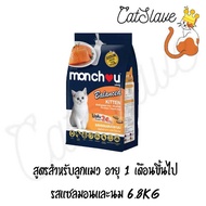 [CatSlave] (กระสอบ) ใหม่!! Monchou Balanced อาหารแมวเม็ด 6.8 - 7kg