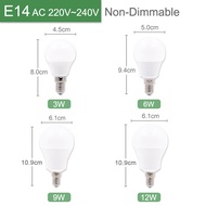 Kaguyahime LED E27 LED Light E14 10Pcs LED Bulb 220V 240V 24W 20W 15W 12W 9W 6W LED Spotlight Lamp Bombilla Lighting Lampada