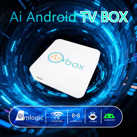 AI BOX Android9 Amlogic S905L3 Quad Core AV1 BT 2.4G&5G Wifi 4K HD Set Top Box Media Player