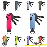 PATH Key Organizer, with Screwdriver Metal Key  Holder, Smart Holds 2-6 Keys Minimalist Keys Bag for