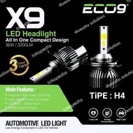 Luminos Eco9 X9 H11 30W 3 Colors Car Led - Hedlamp Foglamp Led Bulb