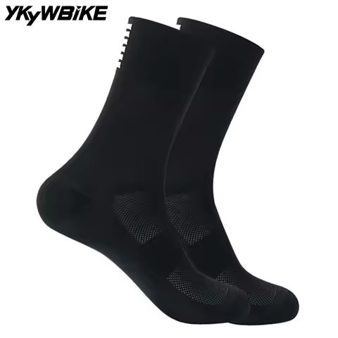 YKYWBIKE Sports Racing Cycling Socks Professional Brand Sport Socks Breathable Road Bicycle Socks Me