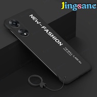 Jingsanc For OPPO A78 5G/OPPO A58 5G Phone Case Luxury Ultra-Thin Hard PC Frosted Borderless Cover S