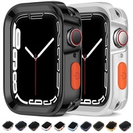 Soft Silicone TPU Hollow Case For Apple Watch 46mm 42mm Series 10 11 TPU Protective Case Half Cover 