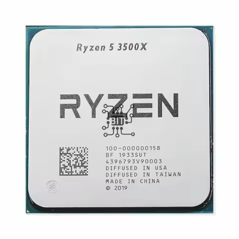 Ryzen 5 3500X R5 3500X 3.6 GHz Six-Core Six-Thread CPU Processor 7NM 65W L3=32M 100-000000158 Socket