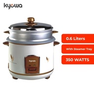 Kyowa Rice Cooker KW-2021 | 0.6L serves 1-2 cups Rice Cooker with Steamer KW-2021(BRWN)