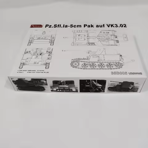 Amusing Hobby Assemble Model Kit 35B005 1/35 Pz.SfL. LA-5cm PaK Auf VK3.02 Tank Destroyer