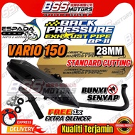 ESPADA Back Pressure Honda VARIO150 VARIO 150 Racing Exhaust Pipe 28MM Cutting Standard Ekzos Muffle