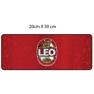 Leo Beer Bar Mat Mouse Pad table Runner 20cm x 50cm 3mm Neoprene