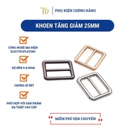 25mm handbag strap increasing and decreasing eyelets, rectangular eyelets with 5-8 year durability, 