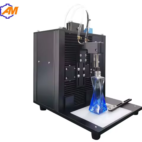 AMAN Fully Automatic Plastic Cup Piston Pump Filling Sealing Machine AM-SF2 Liquid Perfume Food Pack