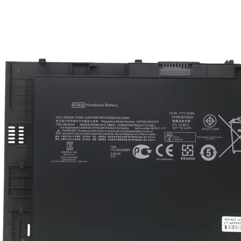 Laptop Battery ​HSTNN-IB3Z HSTNN-DB3Z HSTNN-I10C BT04XL BA06XL For EliteBook Folio 9470 9470M 9480M 