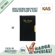 Mini Pocket Agenda Book 2026 1426P & 1426C Mini Soft Cover Agenda Book A6 Size TH26