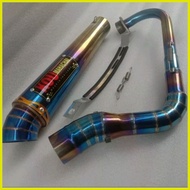 ◷ ☍ ◫ Conical Daeng Sai4 Open Specs Exhaust pipe Muffler for Mio i125 Mio Sporty Mio Soulty Mio sou