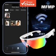 AI Smart Glasses Photochromic 800W Camera Video Recording Outdoor Sports