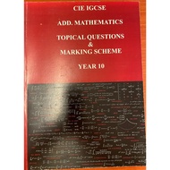 CIE IGCSE ADD Maths Year 10