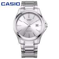 COM Shop/Casio Standard รุ่น MTP-1183A-1A - นาฬิกาผู้ชาย สายแสตนเลส หน้าปัดดำ (สินค้าขายดีมาก) มั่นใ