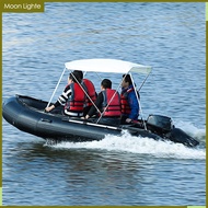 Moon Lighte เรือประมงพับได้ร่มกันแดดคลุมด้านบนสำหรับเรือยางเป่าลมกางออก145x105x10 5ซม. เต็นท์เรืออุป