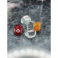 batu permata asli garnet golden citrine moonstone
