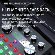 Mixer USB External Sound Card V8S Chip DSP Bluetooth Amplifier Special Effect