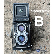 กล้องฟิล์ม Yashicaflex Model New B พร้อมเลนส์ Yashikor 80 mm f/3.5ชัตเตอร์ Copal-MXV ฟอร์แมต 6 × 6 c
