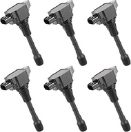 Ignition Coil Pack Set of 6 - Compatible with Infiniti, Nissan V6 3.7L, V8 5.0L, V8 5.6L - FX37, FX5